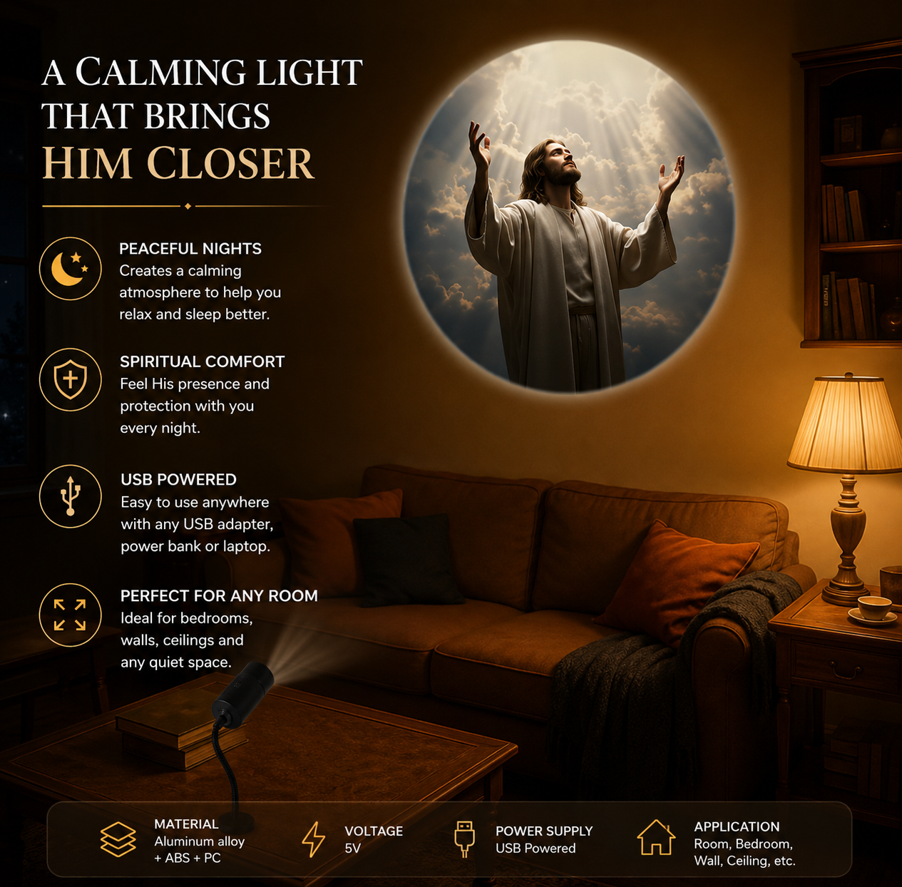 Jesus Night Projector